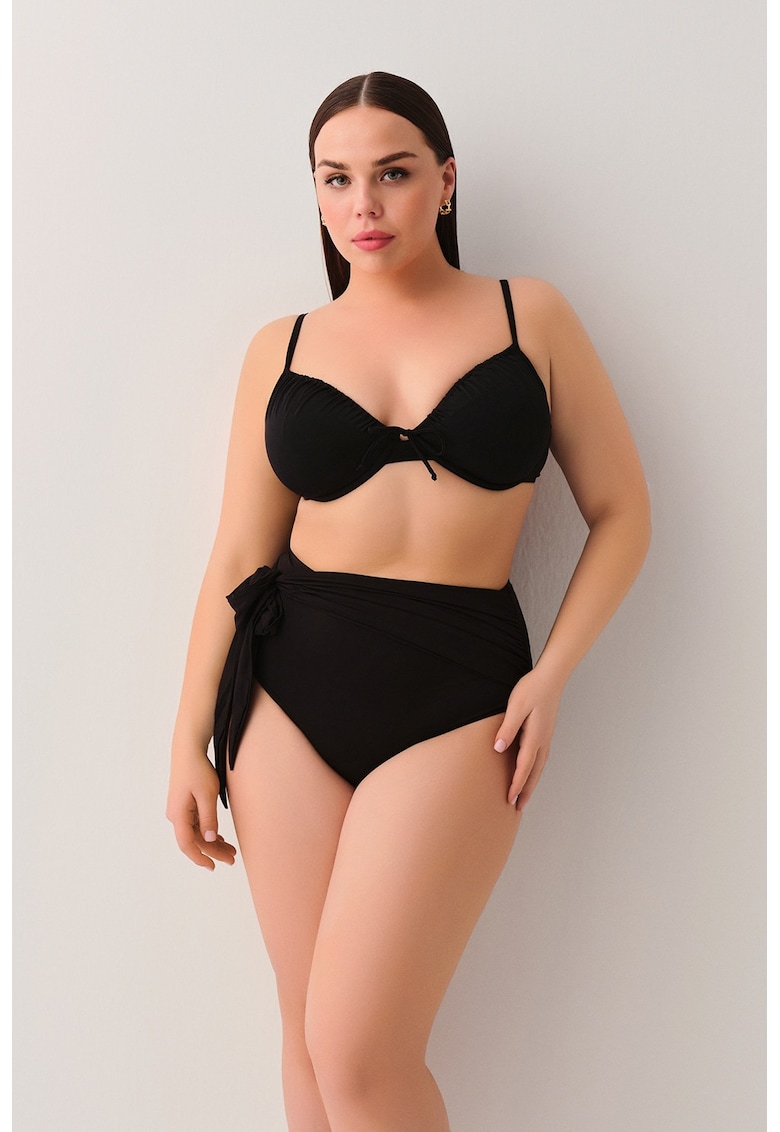 Slip cu talie inalta - Negru