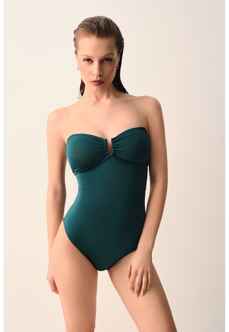 Costum de baie intreg - Verde inchis