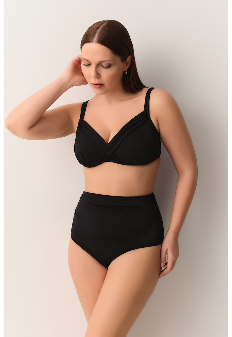 Slip cu talie inalta - Negru