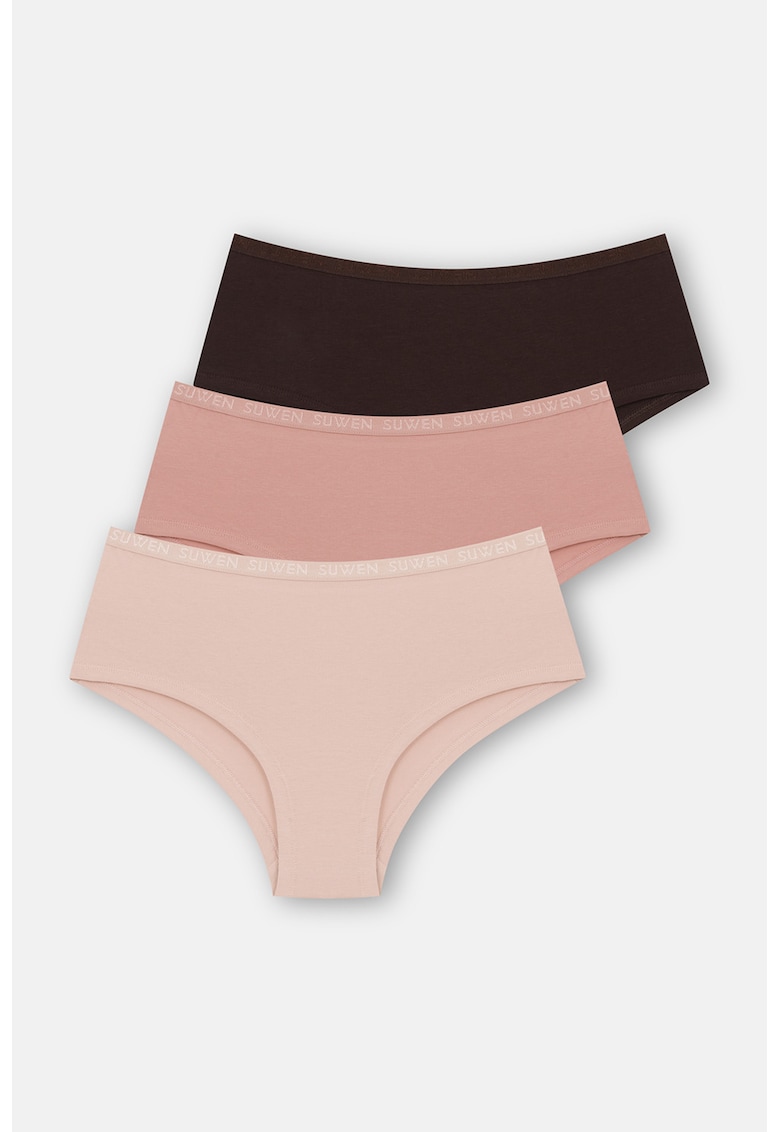Set de chiloti hipster - 3 perechi