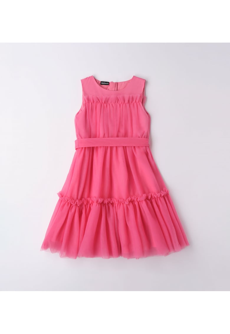 Rochie eleganta din tull pentru fete - 0.6427 - Roz