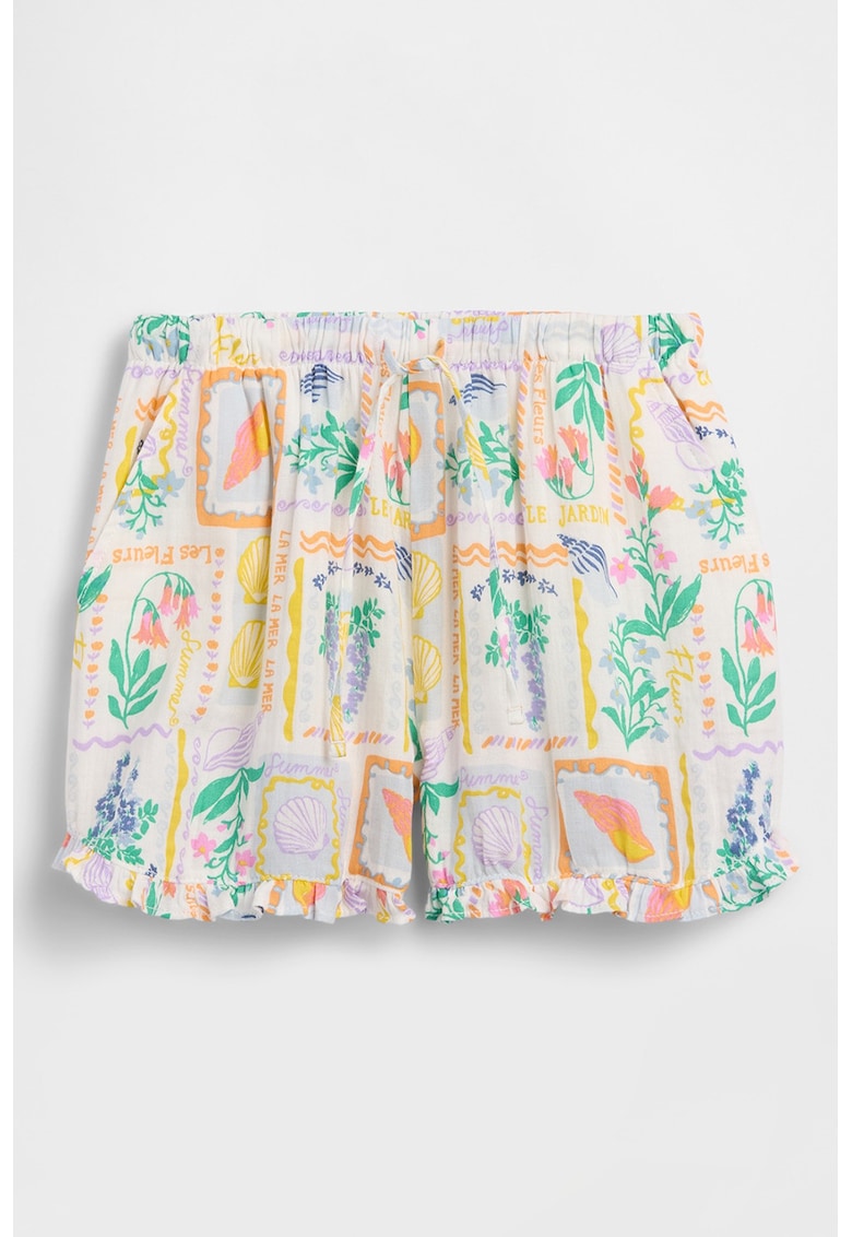 Pantaloni scurti cu imprimeu grafic - Multicolor