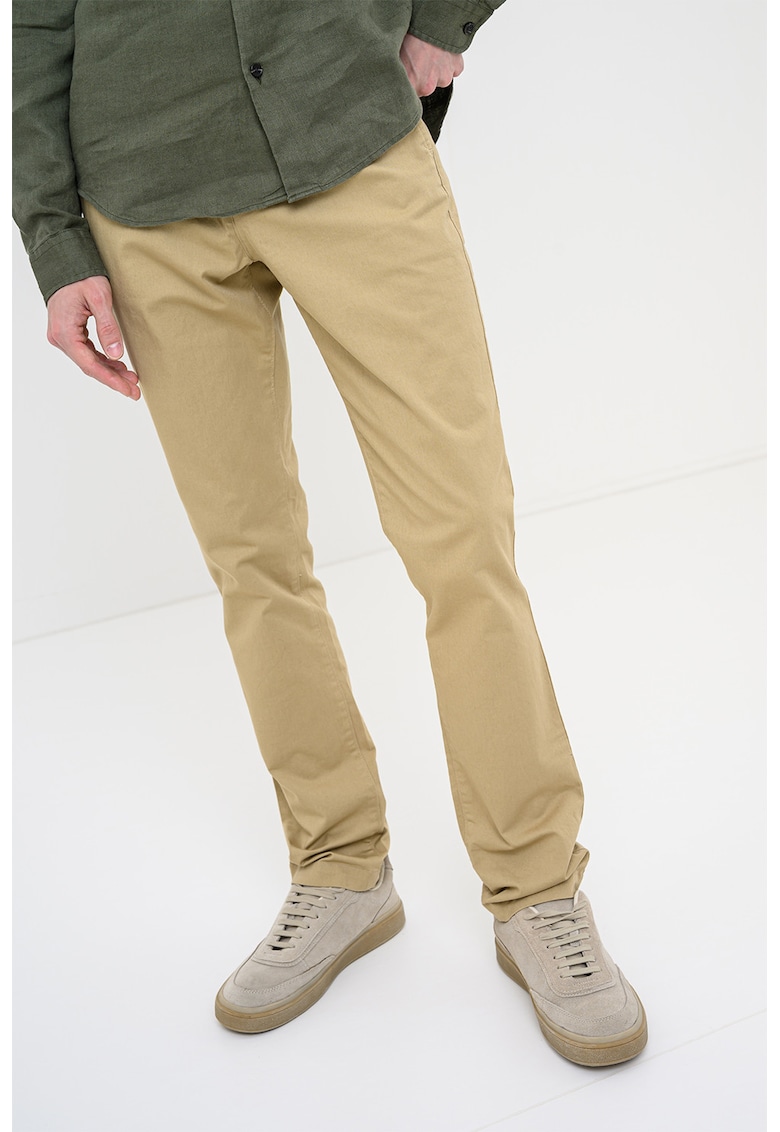 Pantaloni chino slim fit - Bej inchis