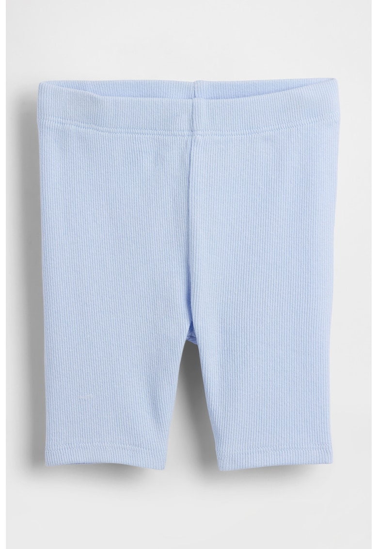 Colanti scurti cu striatii - Albastru pastel