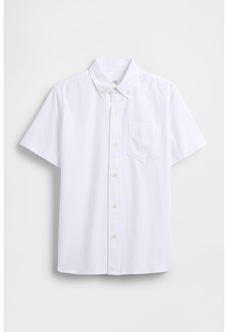 Camasa Oxford din bumbac - Alb optic