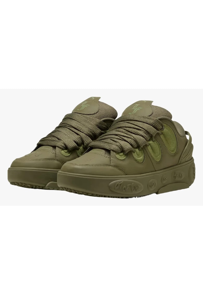 Pantofi sport unisex - Puma LaMelo Ball LaFrancé Oak Tree GS - Verde masliniu