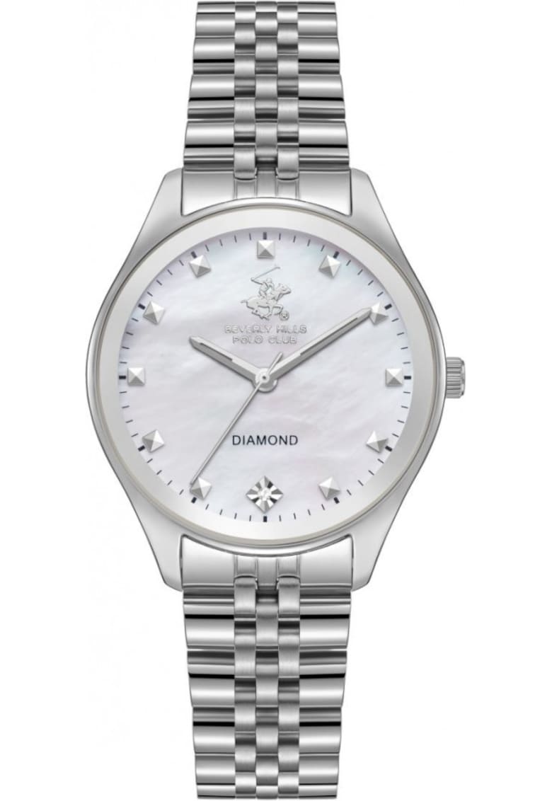 Ceas de dama BEVERLY HILLS BP3657C.320 argintiu fashion cu diamante