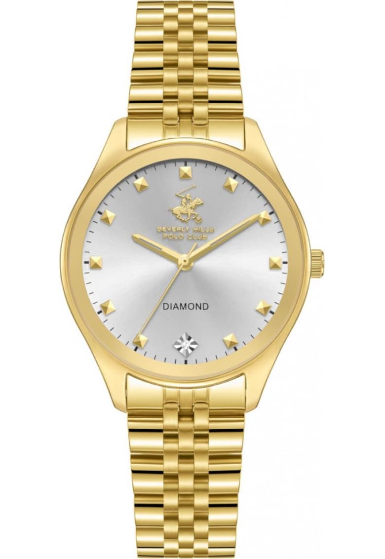 Ceas de dama BEVERLY HILLS BP3657C.130 - de culoare aurie - cu diamante