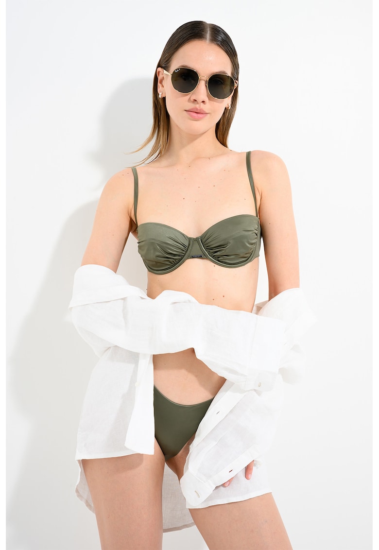 Sutien balconette de baie - Verde feriga