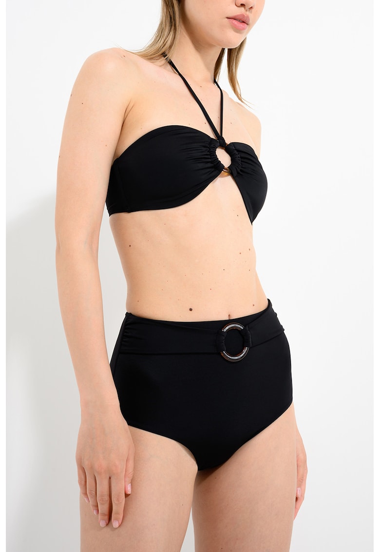 Slip cu talie inalta - Negru