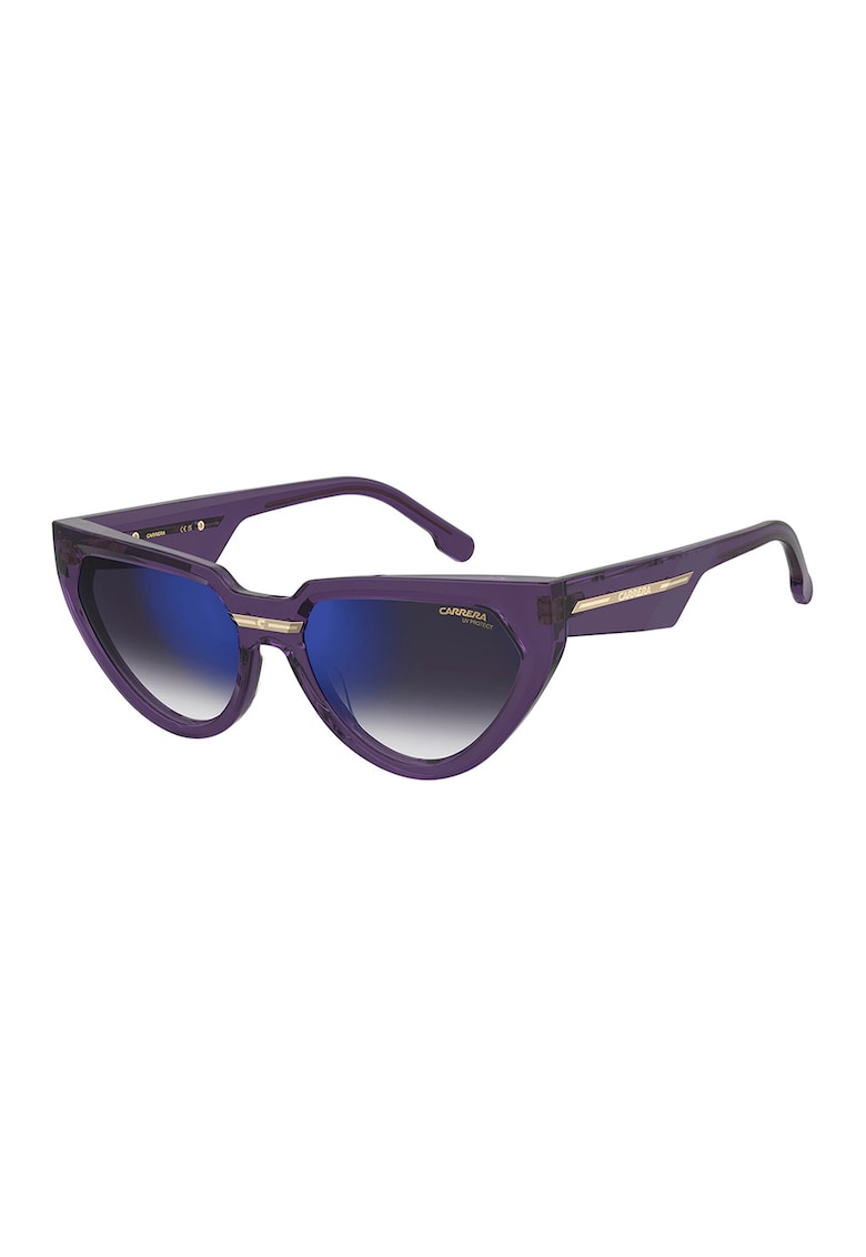 Ochelari de soare cat eye Victory - Violet aubergine/Auriu deschis