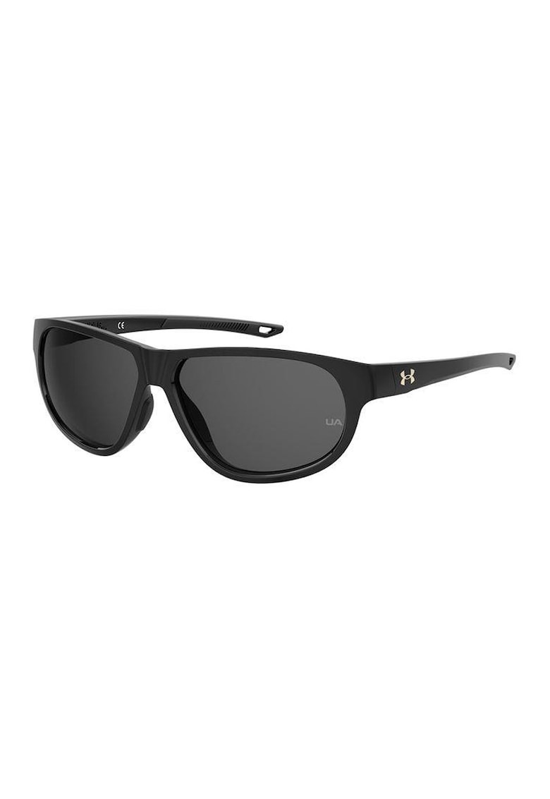 Carolina Herrera - Ochelari de soare wrap cu model unisex Intensity - Negru