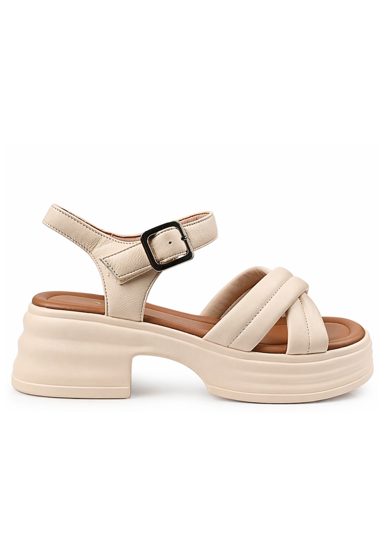Sandale Casual 49013-Crem - Crem