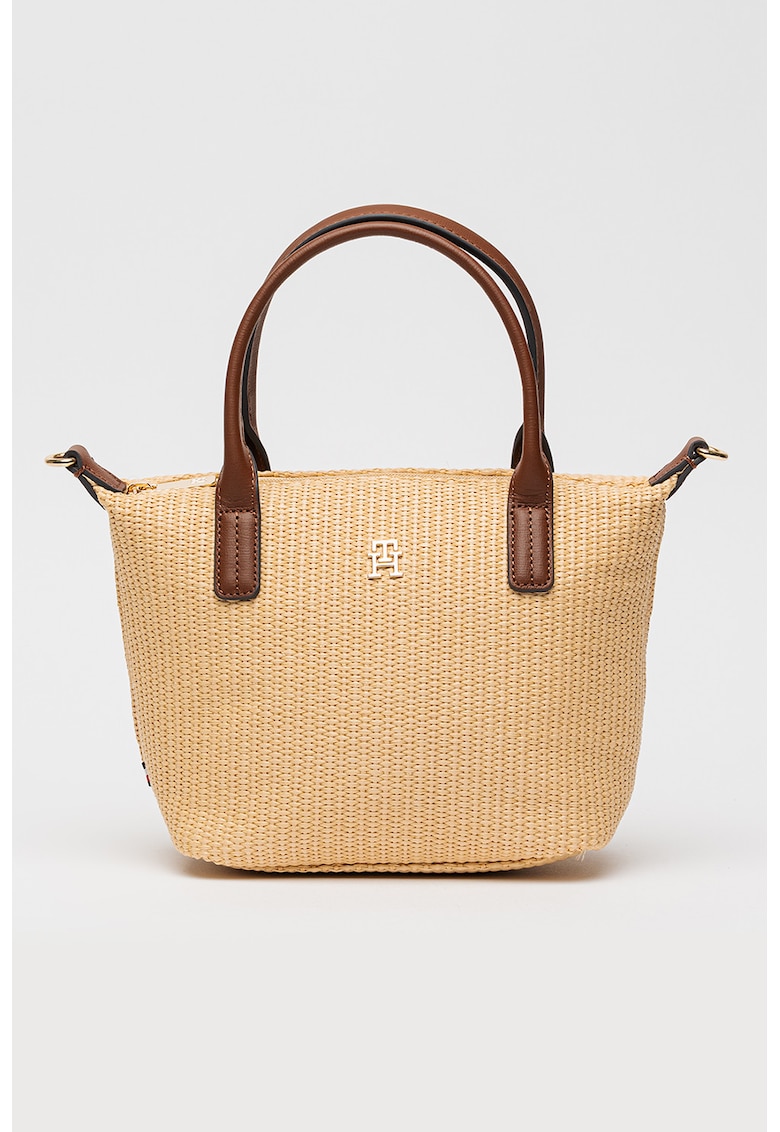 Geanta tote mica Popette - Maro/Bej