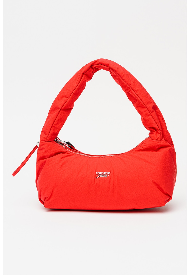 Tommy Hilfiger - Geanta cu maner si logo - Rosu