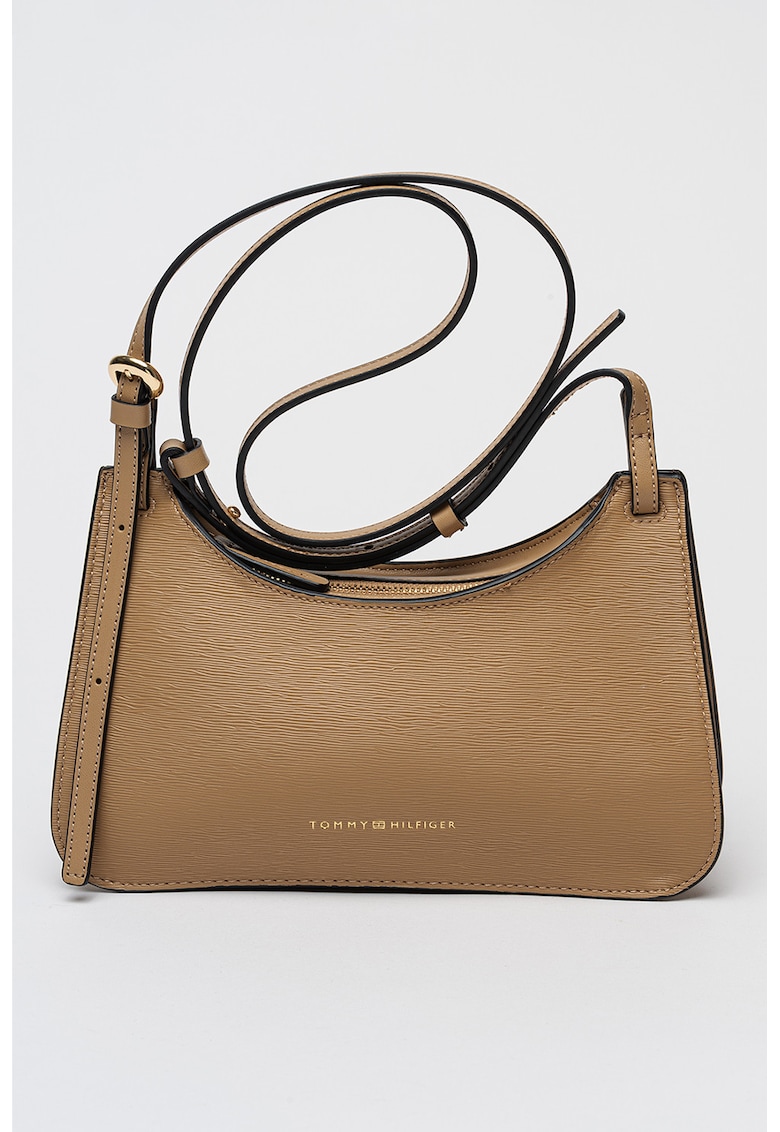 Geanta crossbody de piele ecologica Modem - Maro nisip