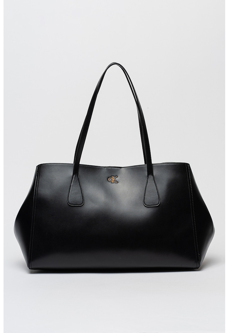 Geanta tote de piele ecologica - Negru