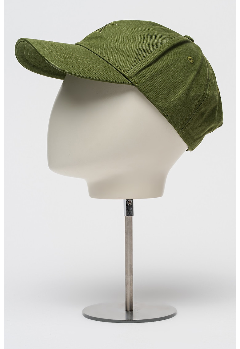 Sapca baseball din bumbac cu broderie logo - Verde feriga