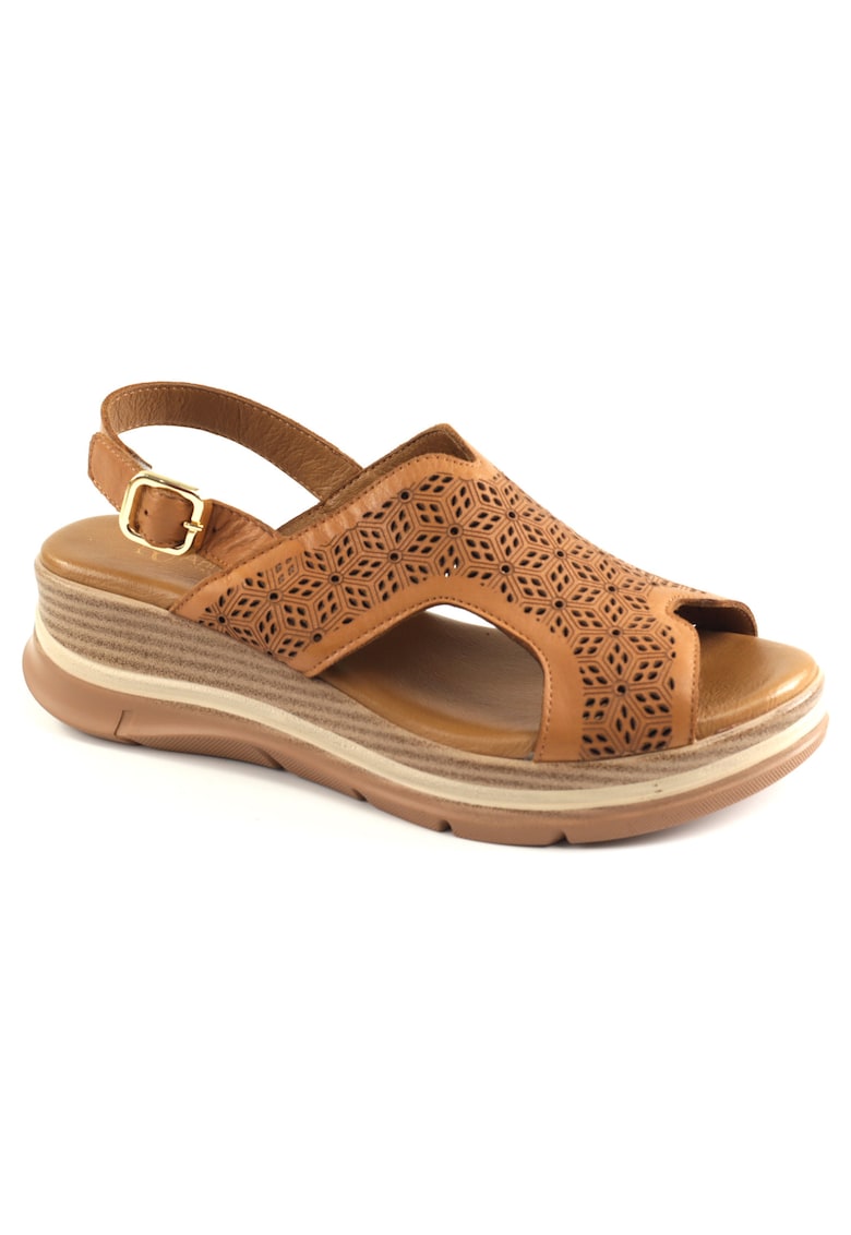 Sandale dama piele naturala D22 S627 - Maro