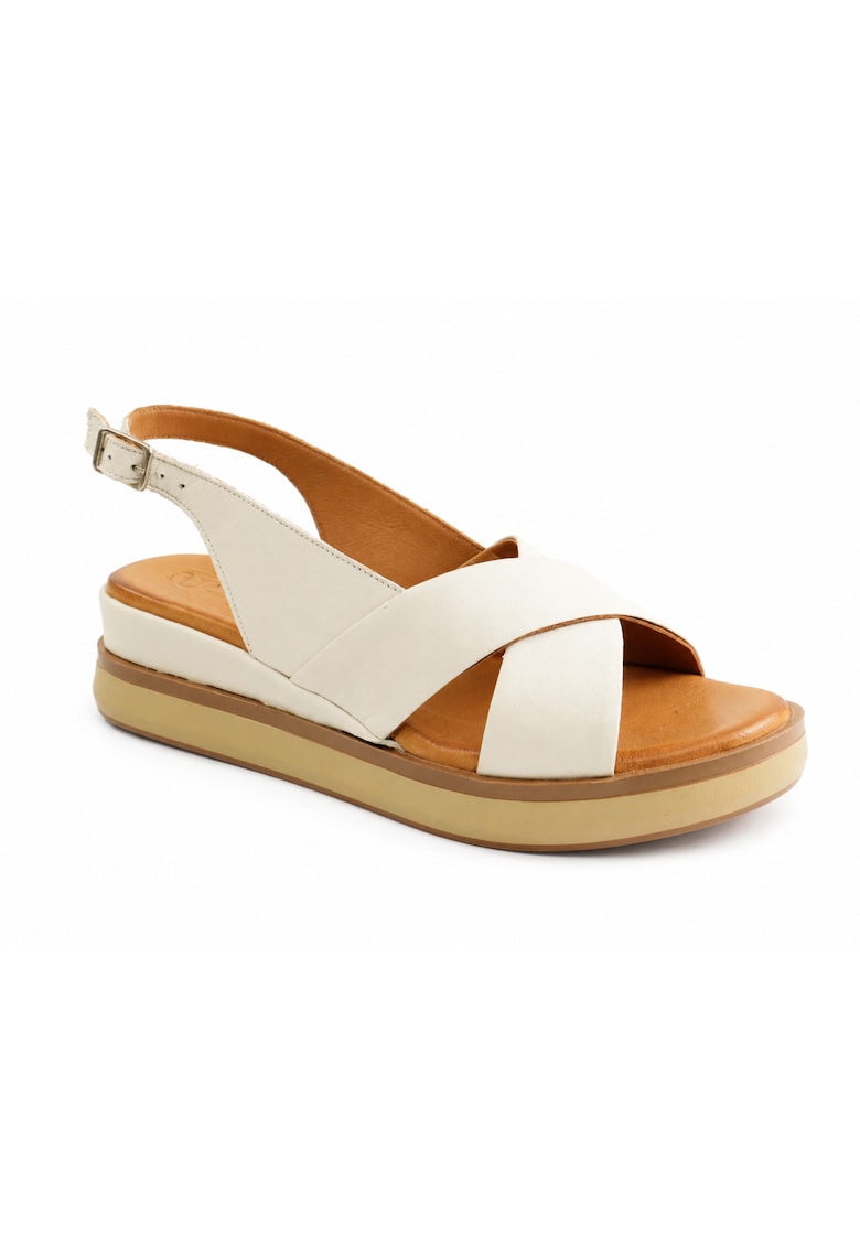 Sandale dama piele naturala D58 66349 - Bej