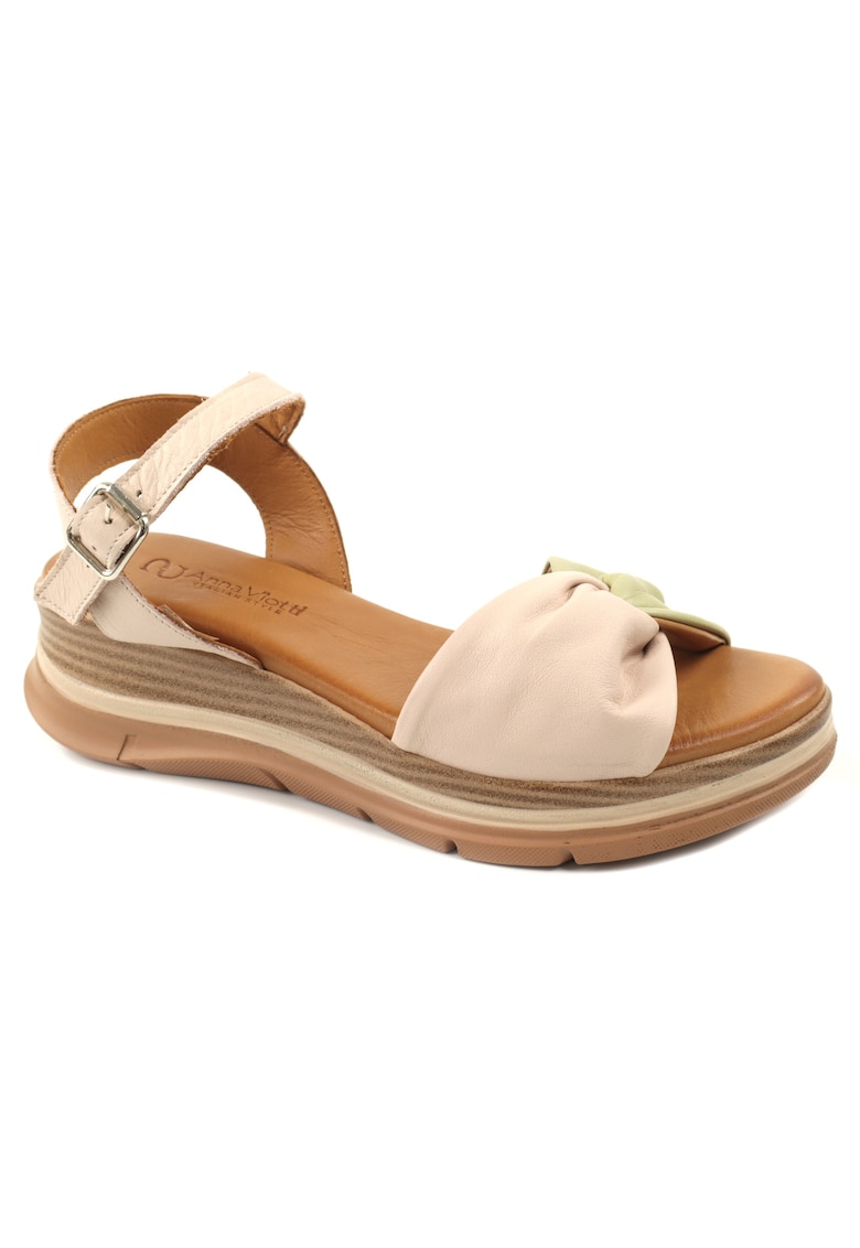 Sandale dama piele naturala D45 2715 - Roz