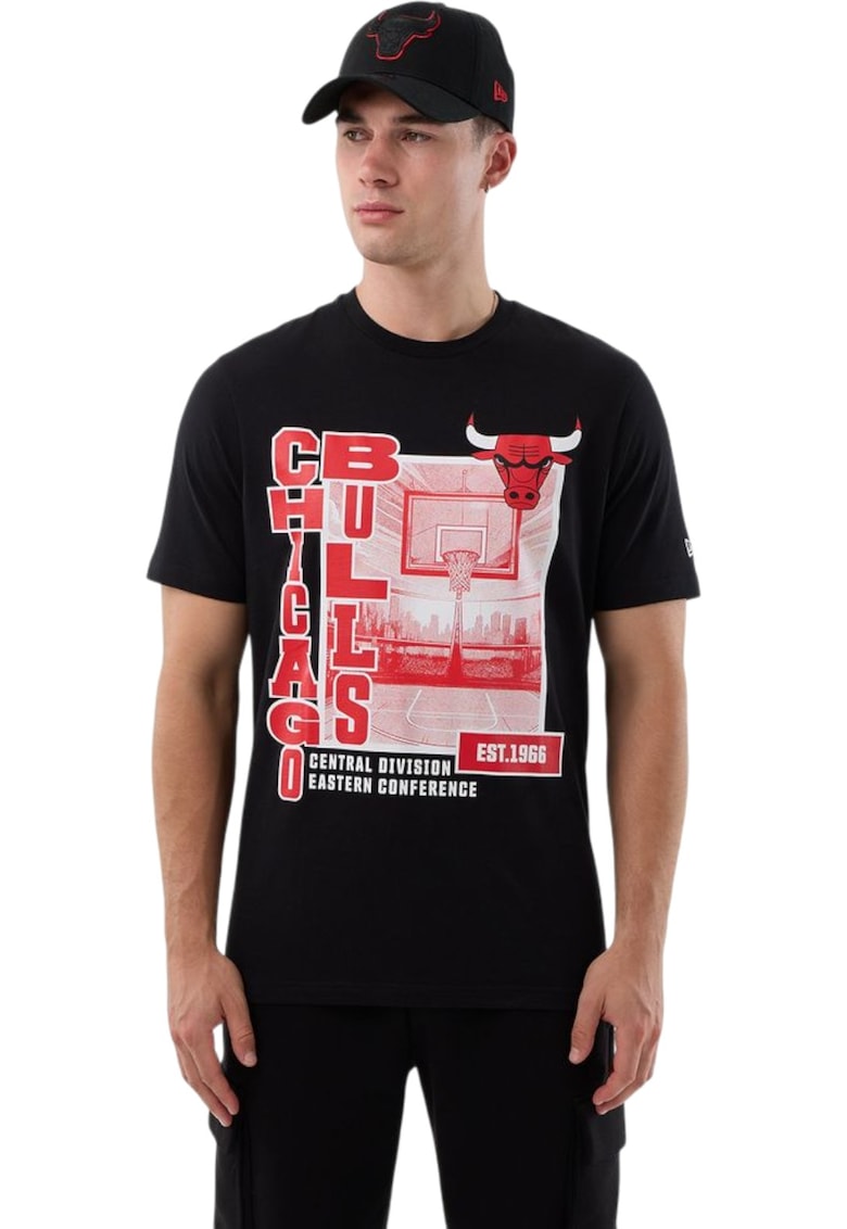 Tricou NBA Graphic Chicago Bulls 61543 - Negru