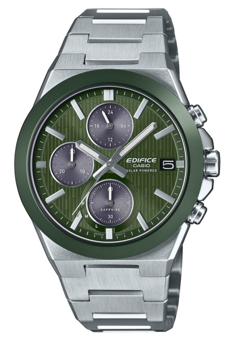 Ceas barbatesc EFS-S650D-3AEF Quartz Argintiu