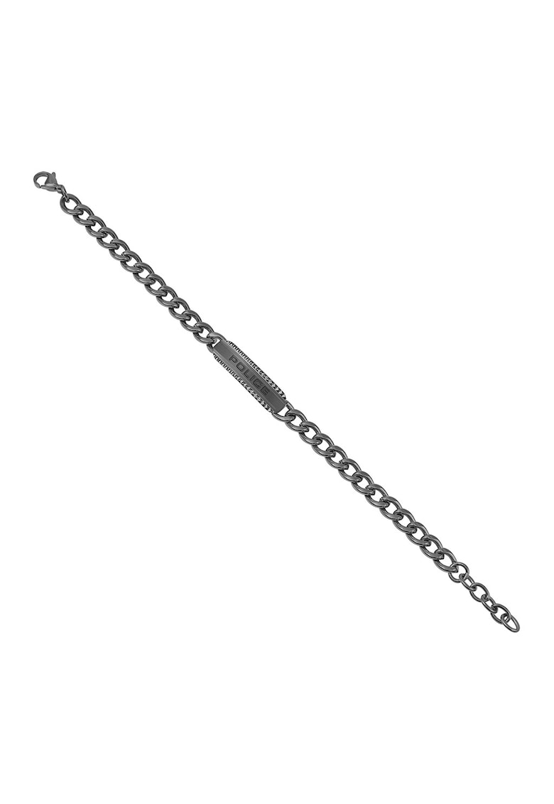 Bratara-lant cu logo Baron Armband - Argintiu