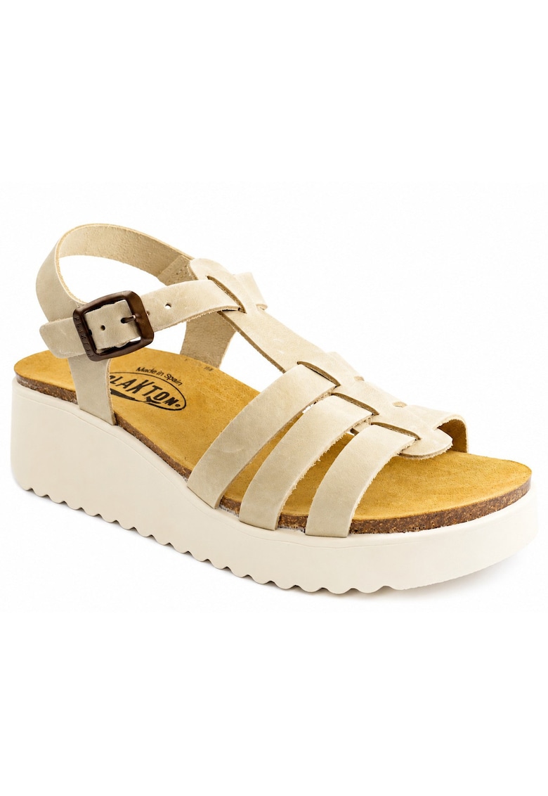 Sandale dama piele naturala 336444 - Bej