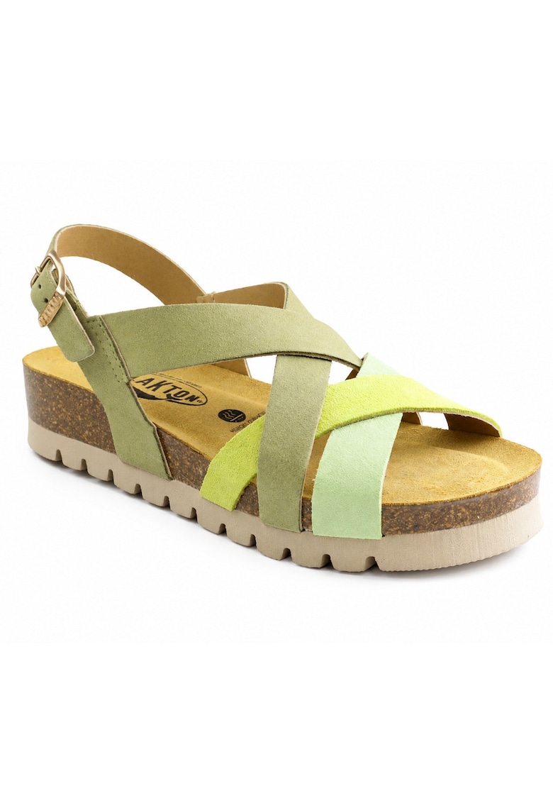 Sandale dama piele naturala 355888 15 - Verde