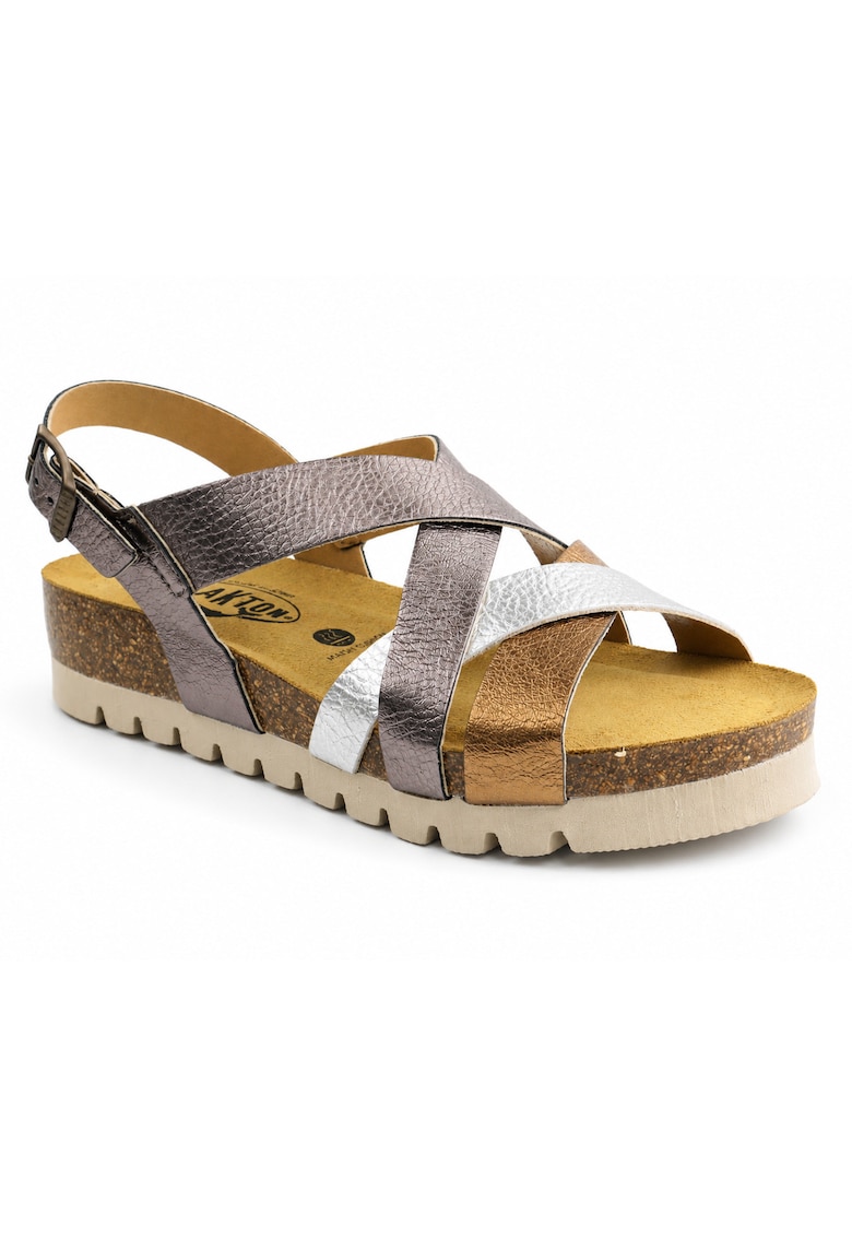 Sandale dama piele naturala 355888 15 - Gri