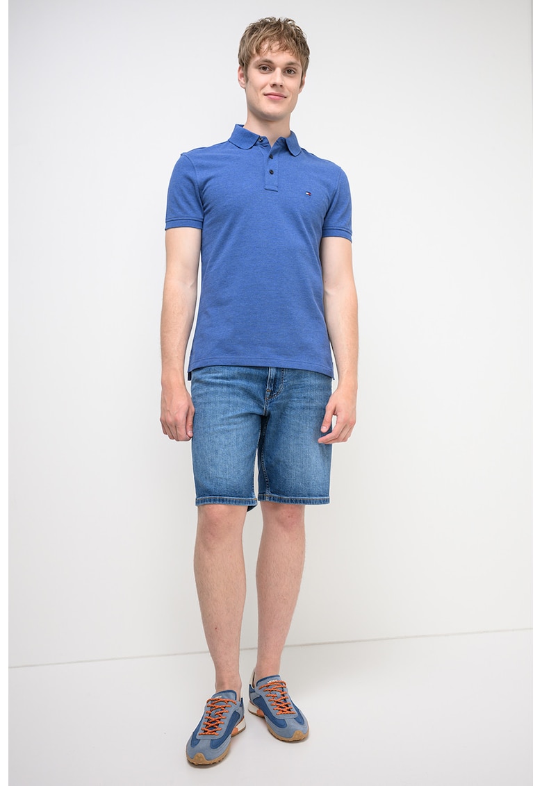 Tricou polo din amestec de bumbac organic 1985