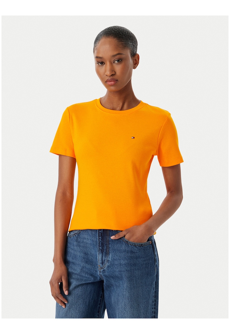 Tricou uni din bumbac -