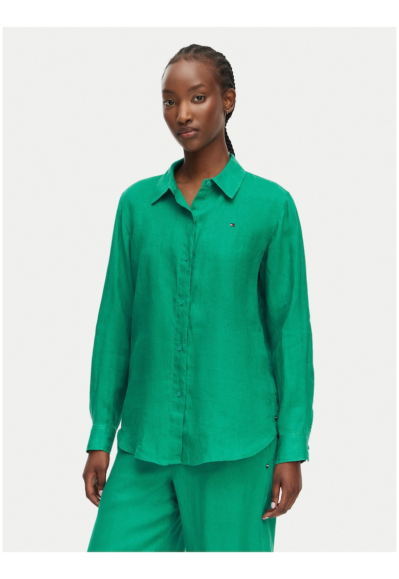 Camasa relaxed fit de in - Verde