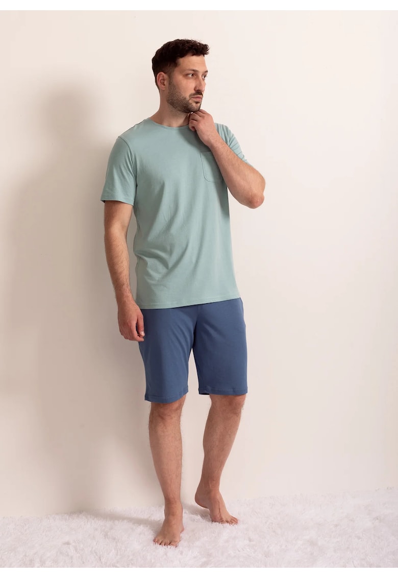 Pijama Barbati Adrian - Aqua