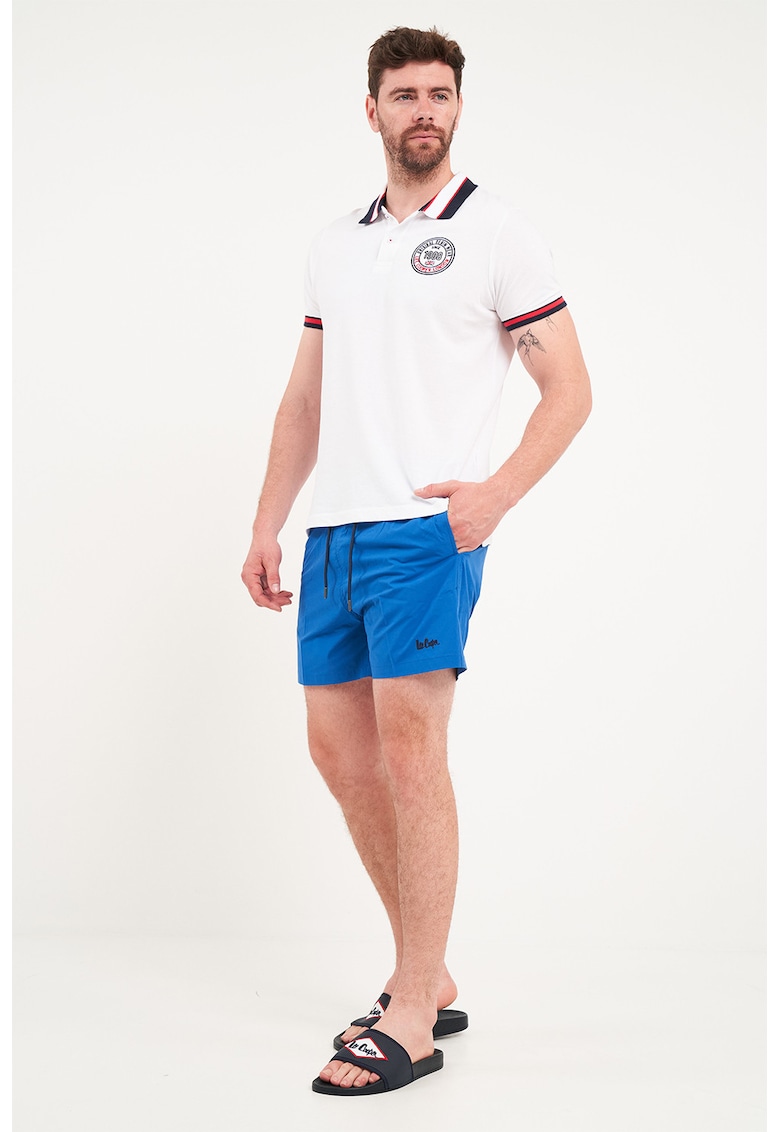 TIMEOUT - Pantaloni scurti de baie cu snur - Albastru royal