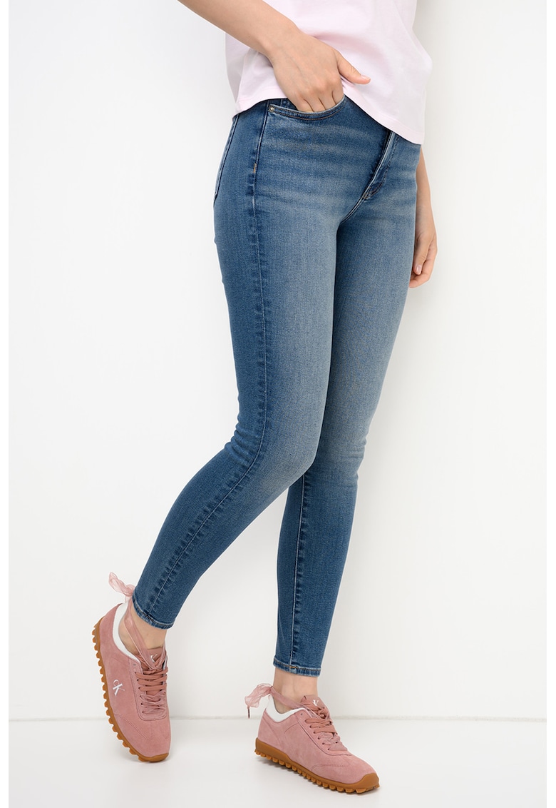 Blugi slim-fit - Albastru inchis