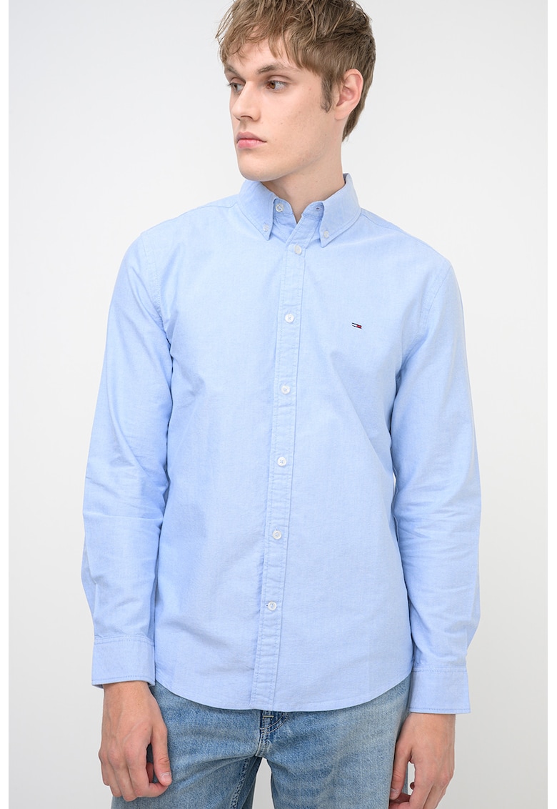 Camasa Oxford cu croiala regular-fit - Albastru lavanda