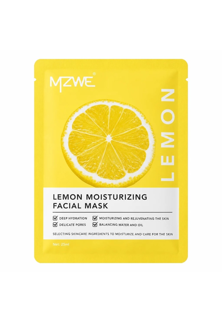 Masca de fata tip servetel Lemon Moisturizing - hidratare intensa - 25 ml