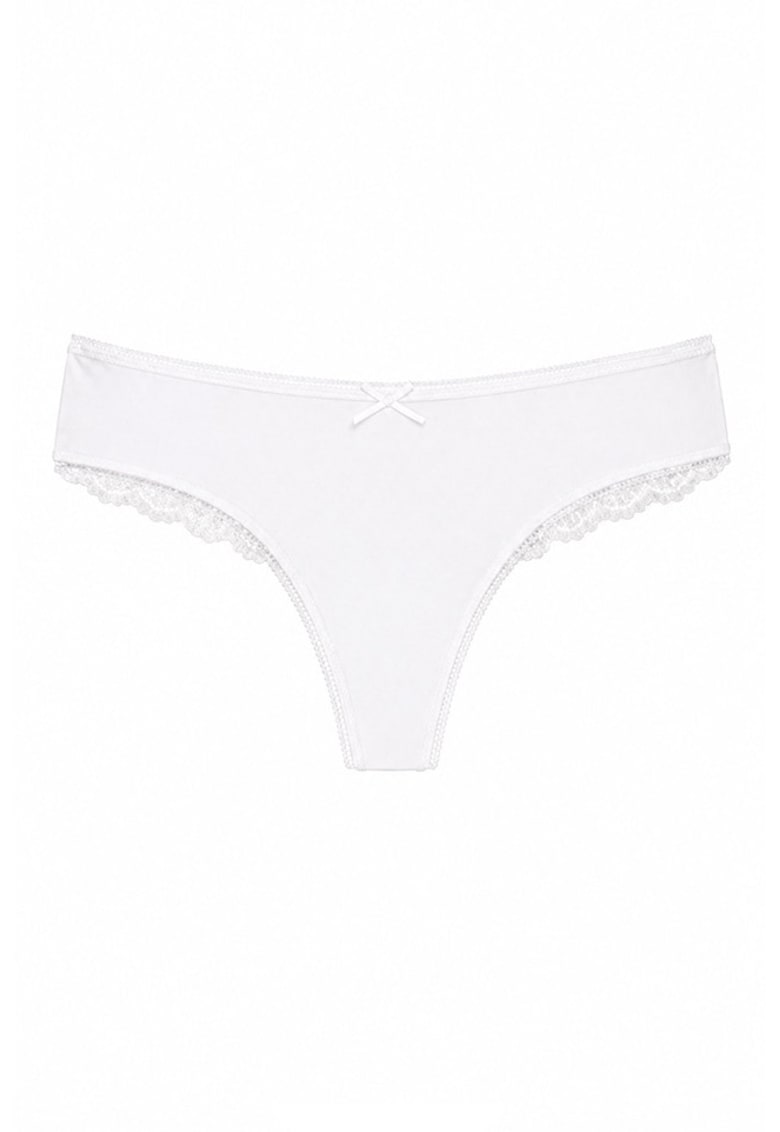 Chilot tanga pentru femei TF26ALB - - Alb