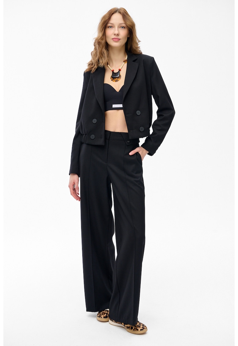 Pantaloni Emma cu talie inalta