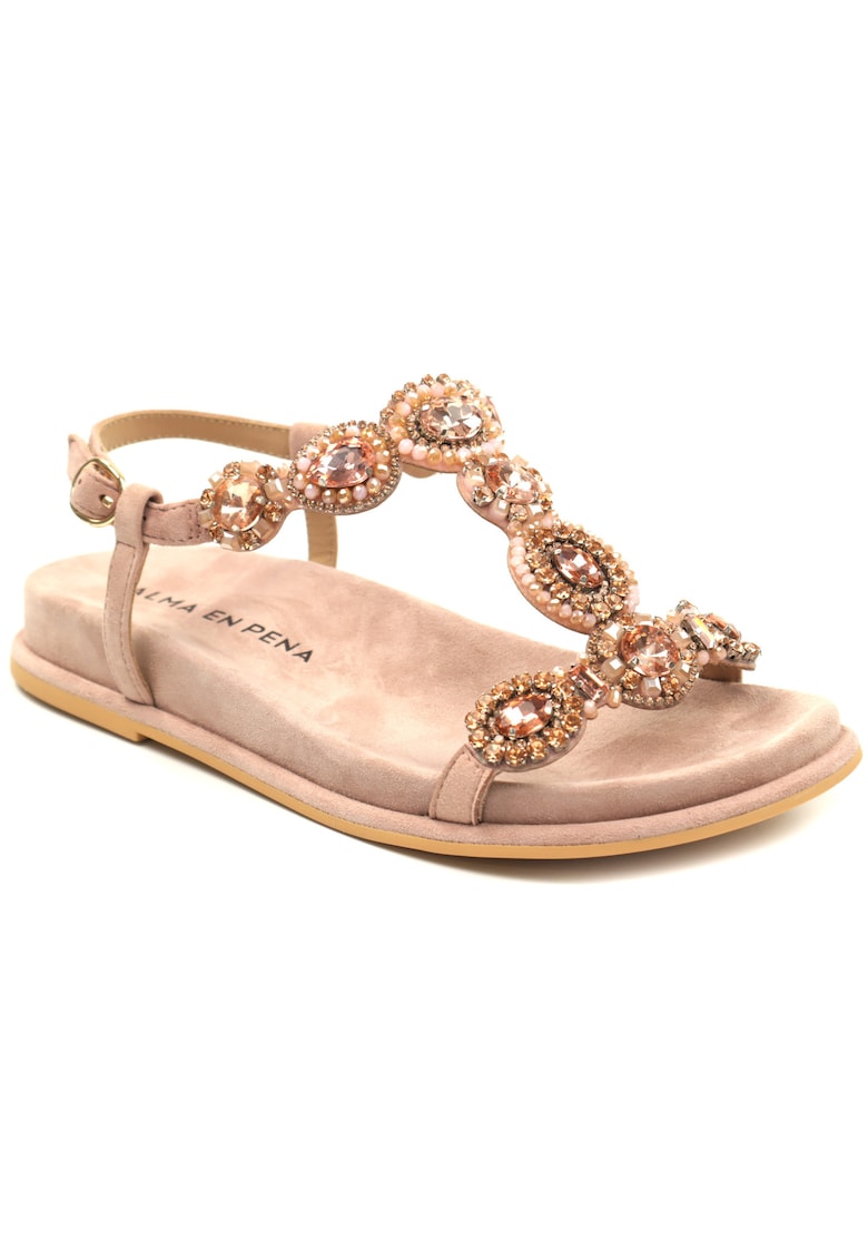 Sandale dama piele naturala V267106 - Roz