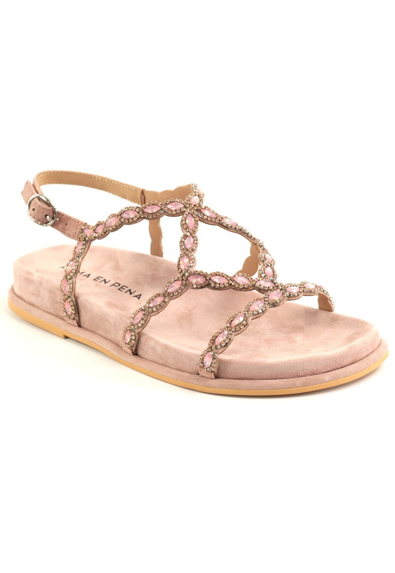 Sandale dama piele naturala V267100 - Roz