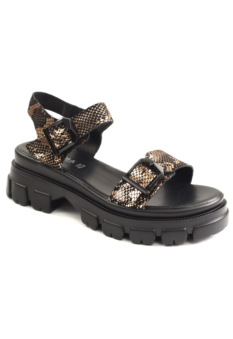 Sandale dama piele naturala V4VA60002C O7 I - Negru