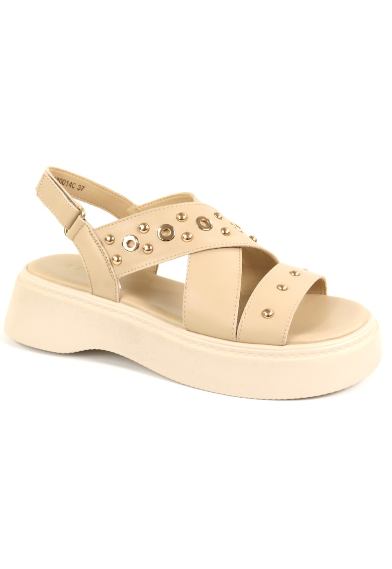 Sandale dama piele naturala H1WC80014C 03 N - Bej