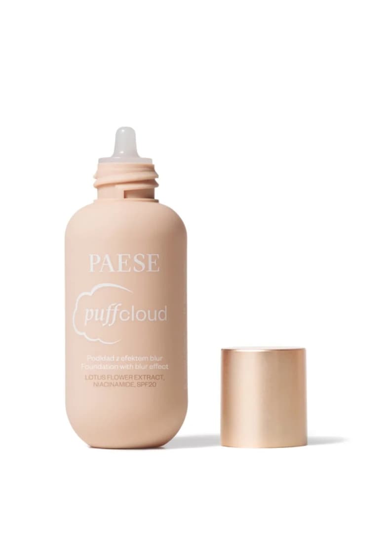 Puff Cloud Foundation – Fond de ten cu efect natural - finisaj satinat - efect blur - acoperire medie construibila - SPF 20 - 01N Light Beige - 37 ml