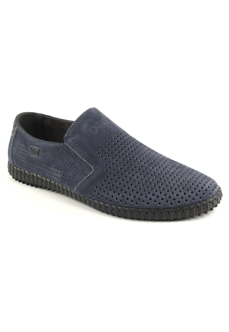 Pantofi barbati vara piele naturala 85DT80005C 42 2 - Albastru