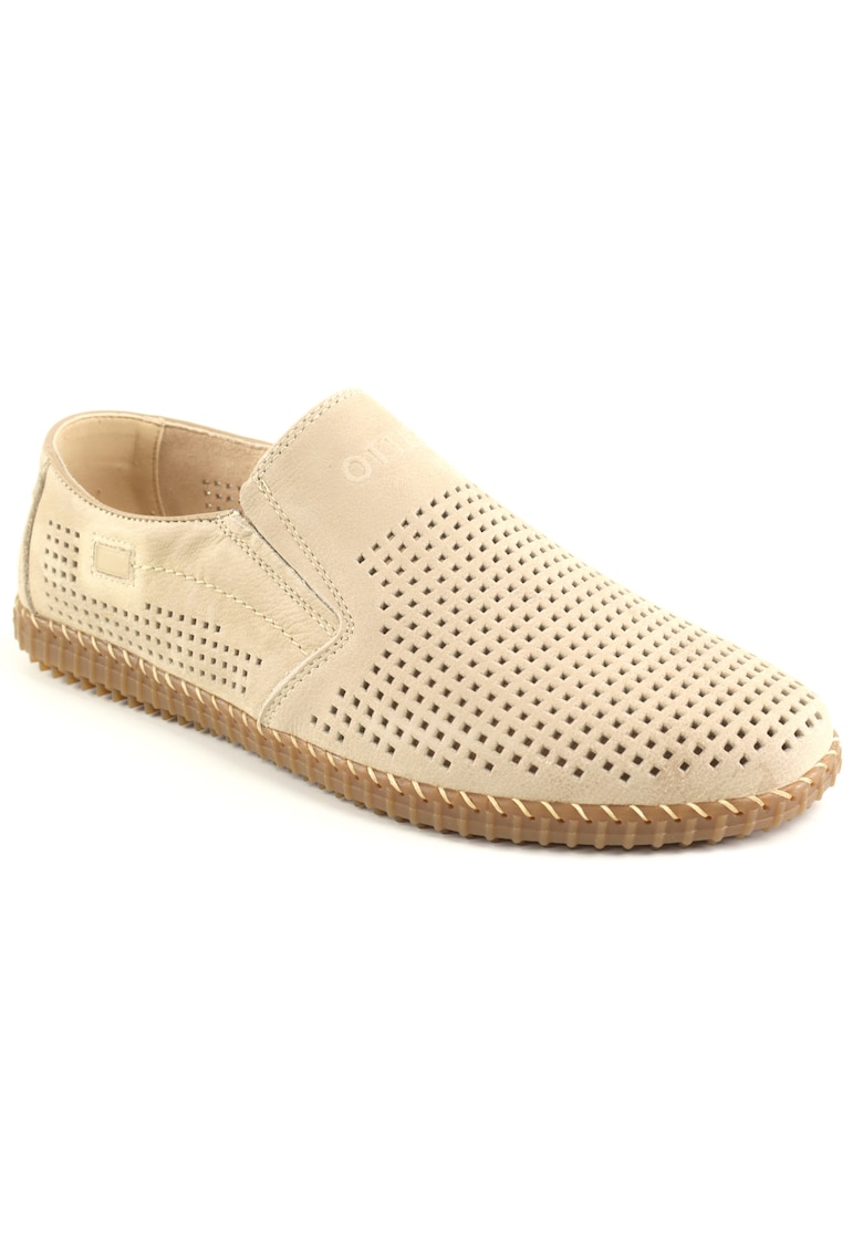 Pantofi barbati vara piele naturala 85DT80005B 03 2 - Bej
