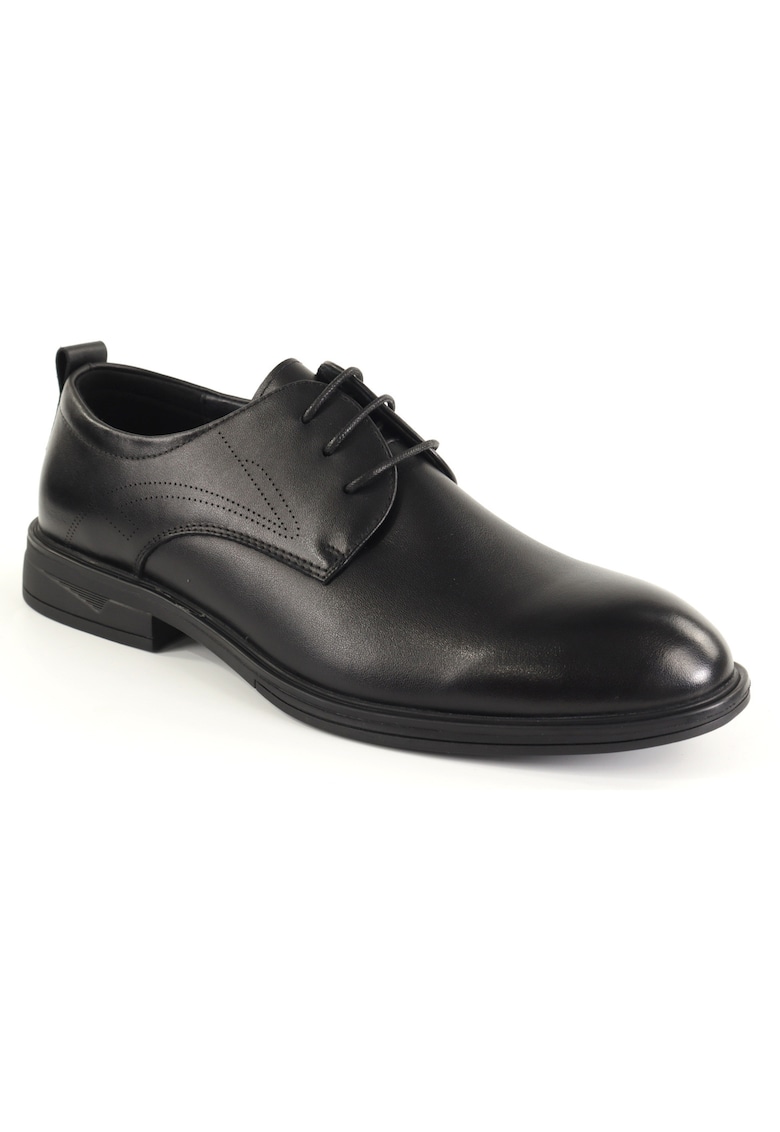 Pantofi barbati piele naturala 7CCJ80001A 01 N - Negru