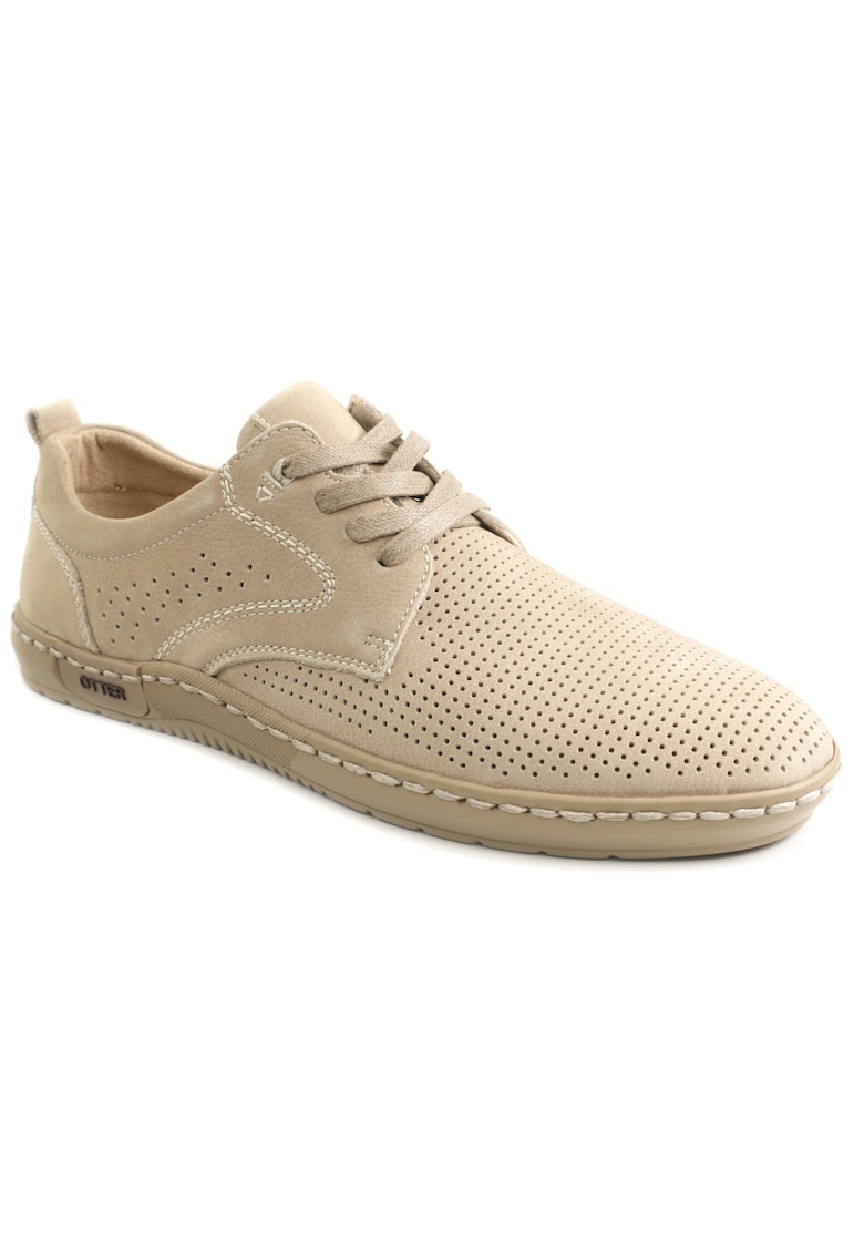 Pantofi barbati vara piele naturala 85DT80010A 03 2 - Bej